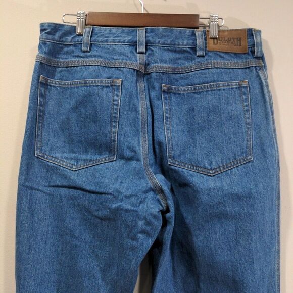Duluth Trading Co Men's Relaxed Jeans - Blue - Picture 7 of 12